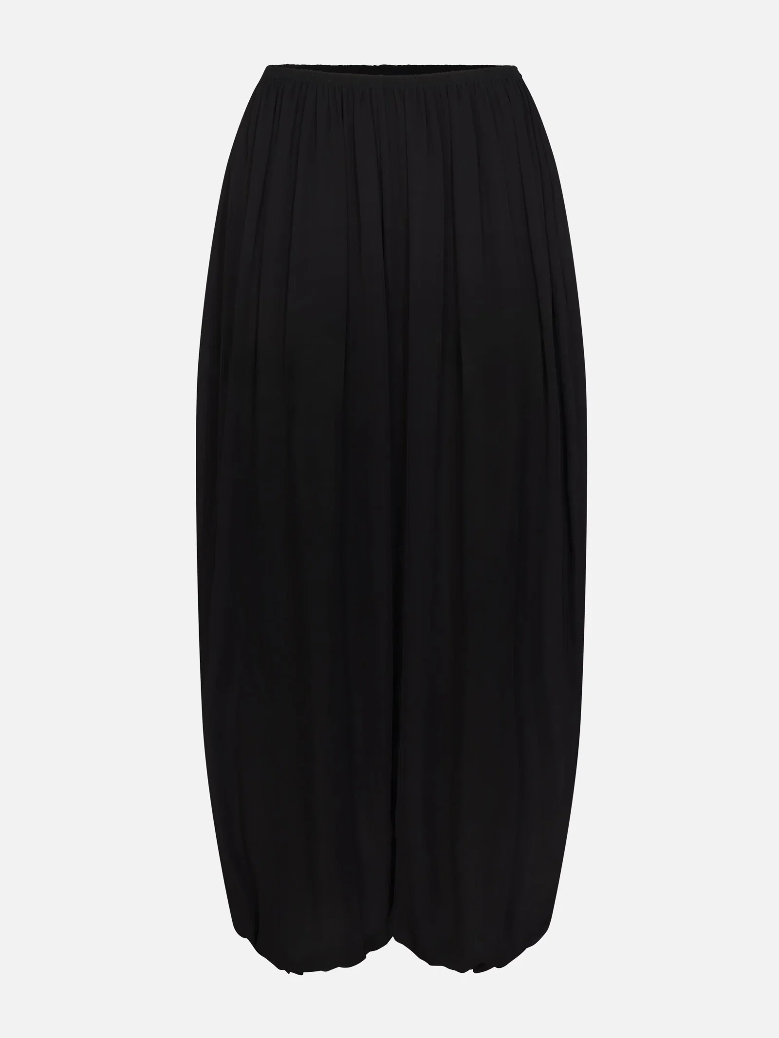 THE SILK BALLOON PANT IN BLACK