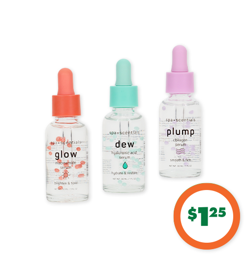 $1.25 Spa Scentials® Serums, 1-ct.