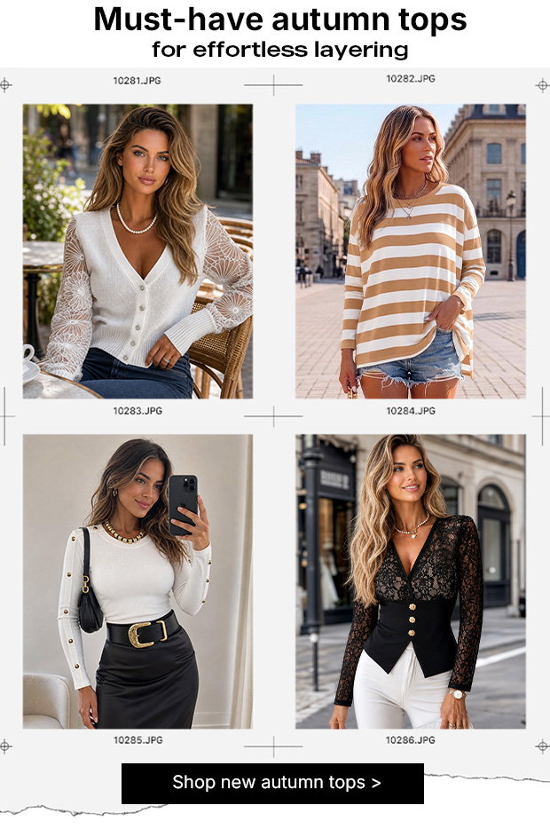 Must-have autumn tops for effortless layering