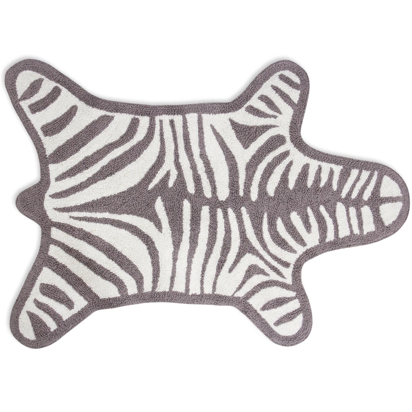 Reversible Zebra Bath Mat