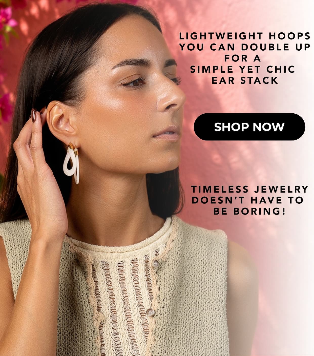 BIRTHSTONE HOOPS