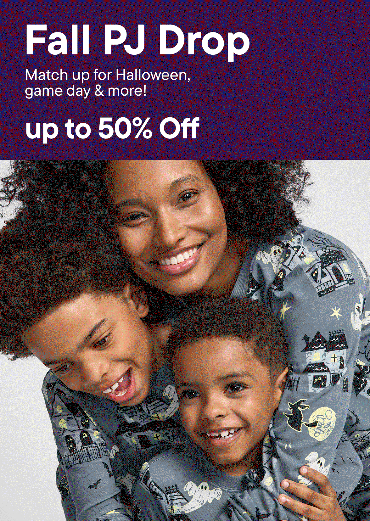 Up to 50% off Fall Pajamas