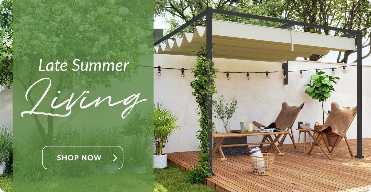 late summer living - shop now