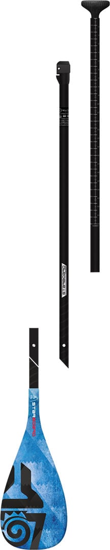 STARBOARD ENDURO TIKI TECH ROUND BLUE 3-Piece SUP Paddel 2023