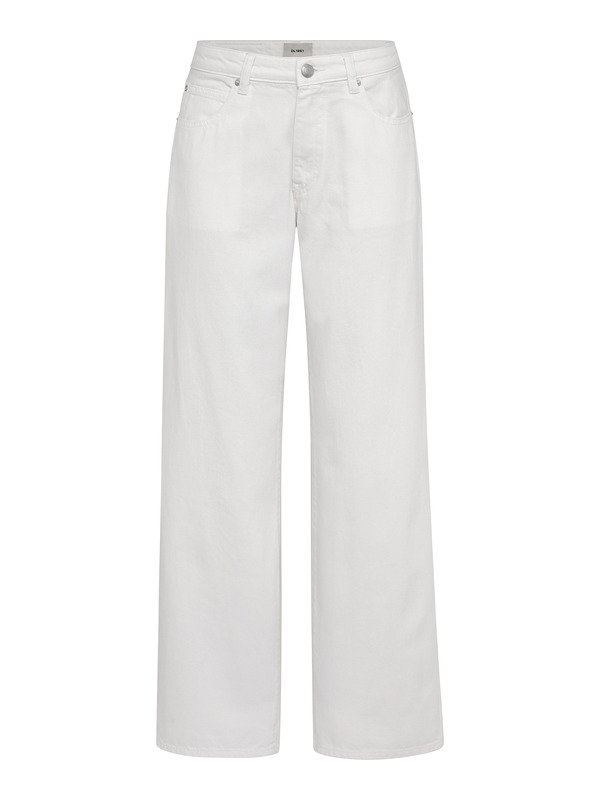 Kaylen Loose Straight — White