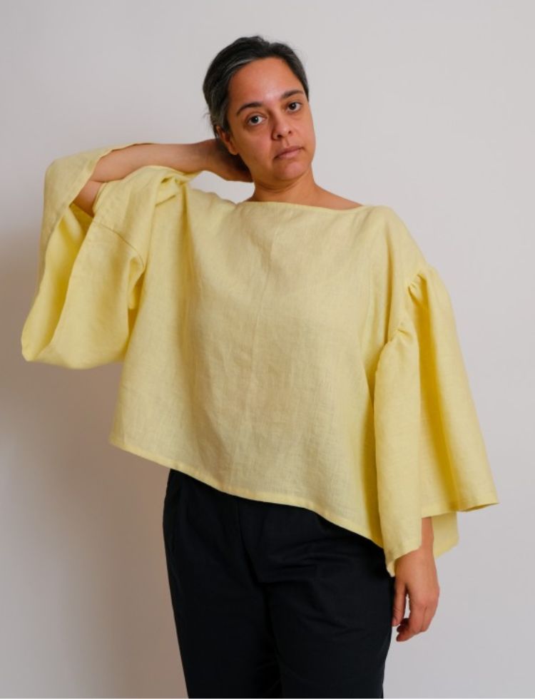 Birgitta Helmersson Sewing Pattern Zero Waste Frill Sleeve Top (PDF)