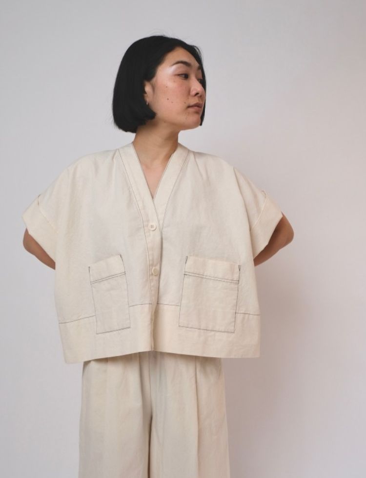 Birgitta Helmersson Sewing Pattern Zero Waste Cropped Shirt (PDF)