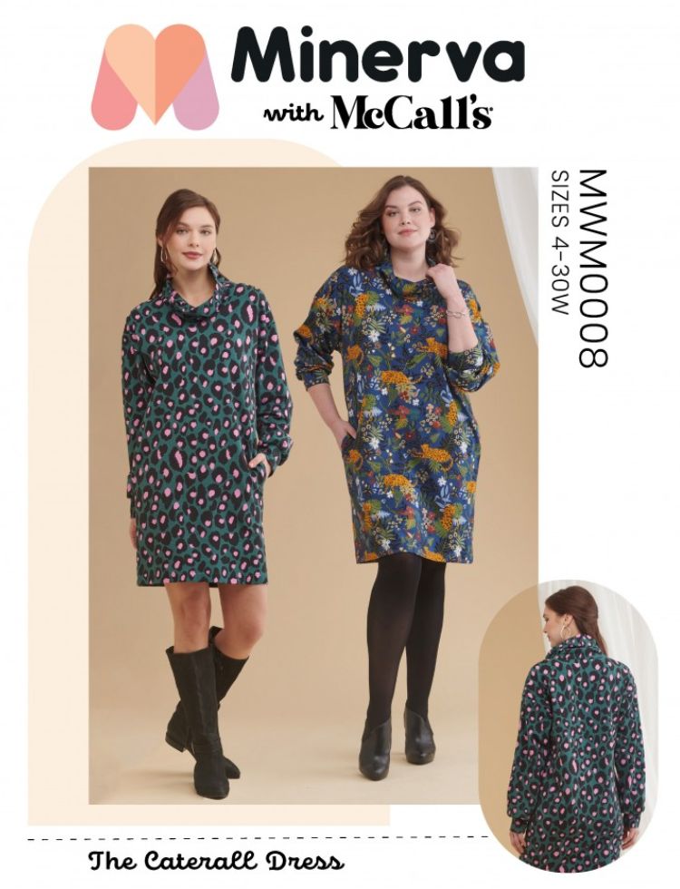 Minerva with McCalls Sewing Pattern Caterall Dress (PDF)