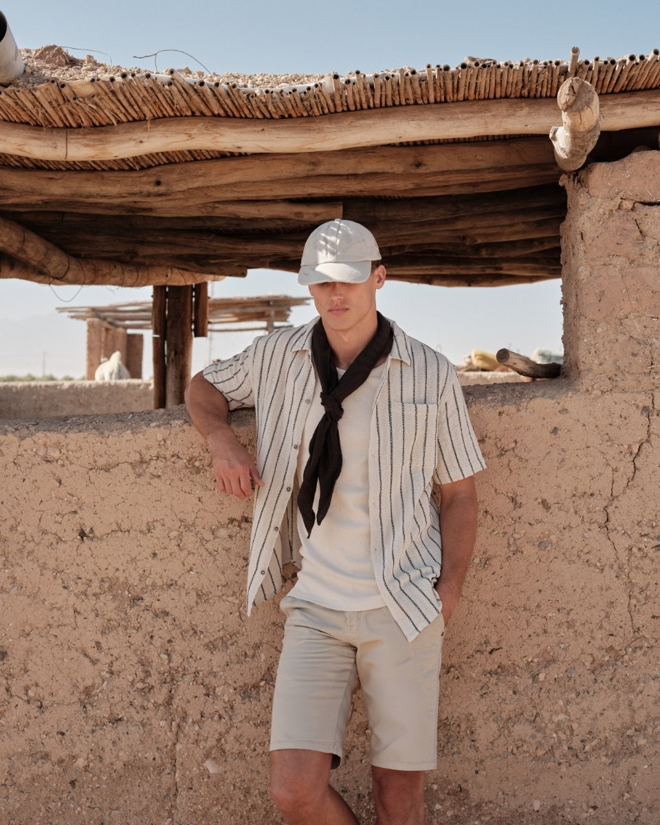 Striped short-sleeved shirt | Kit
