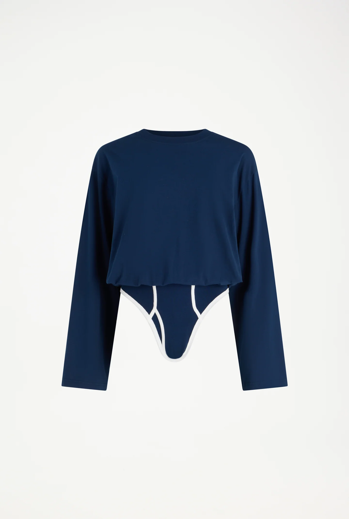 The Long-Sleeved Twisted Bodysuit