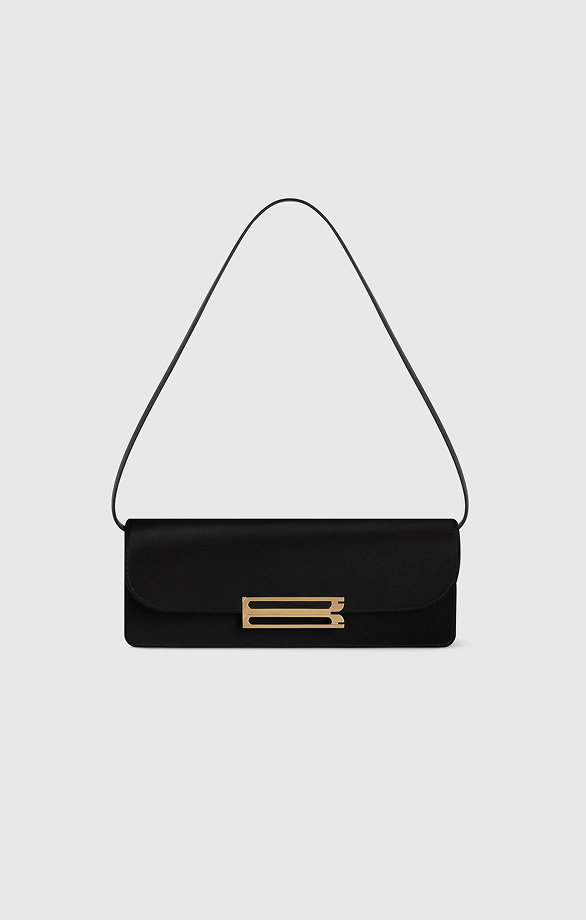 Dorian East-West Clutch Satin