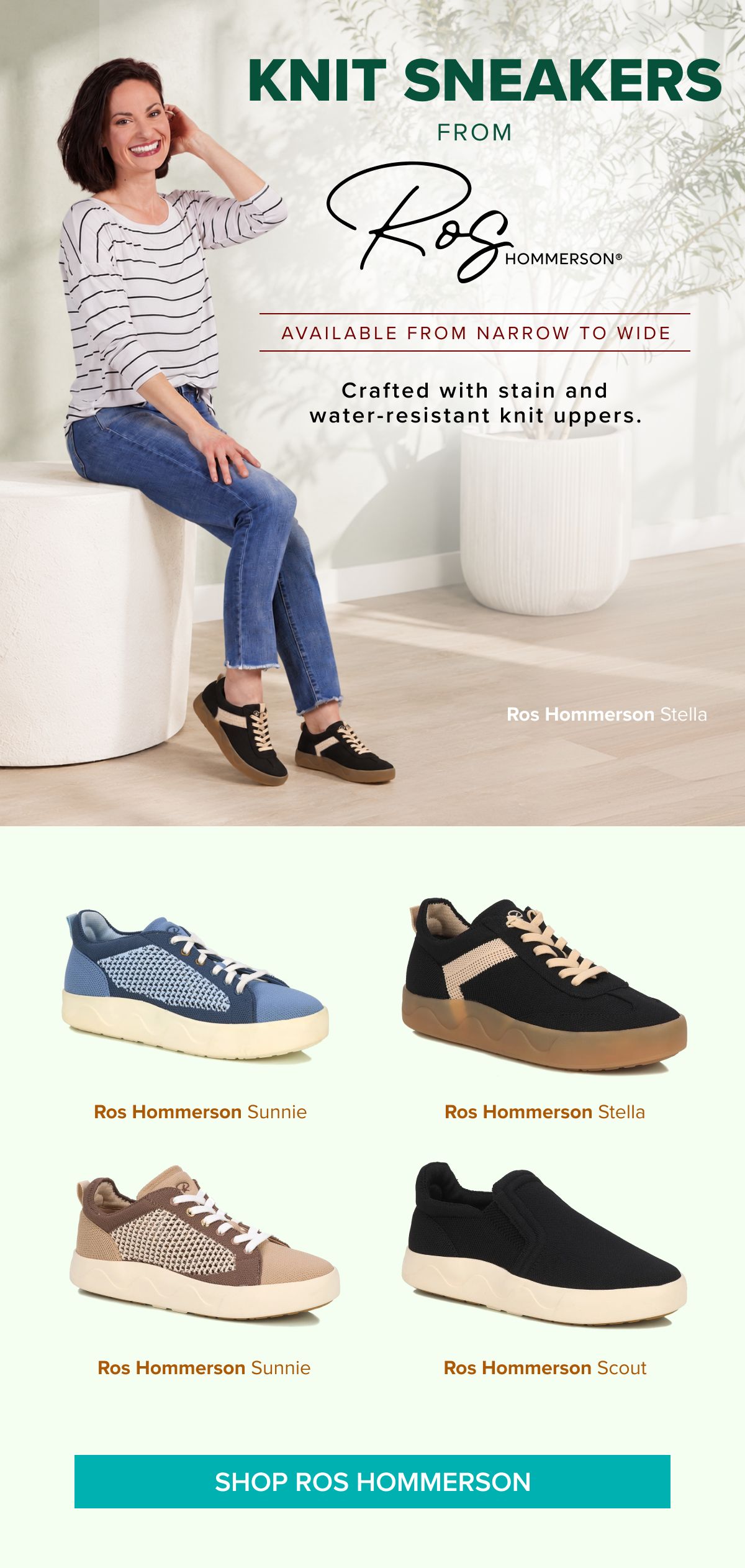 Knit Sneakers from Ros Hommerson