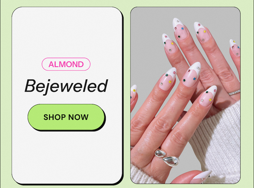Almond. Bejeweled. SHOP NOW