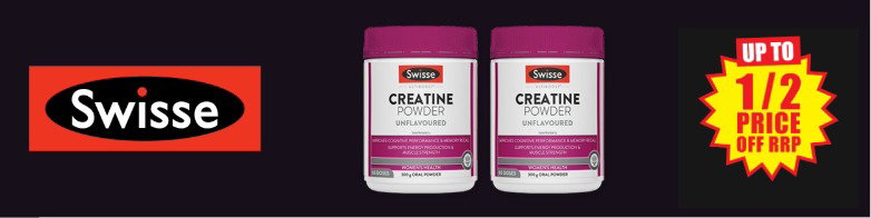 Up to ½ price off RRP Swisse range
