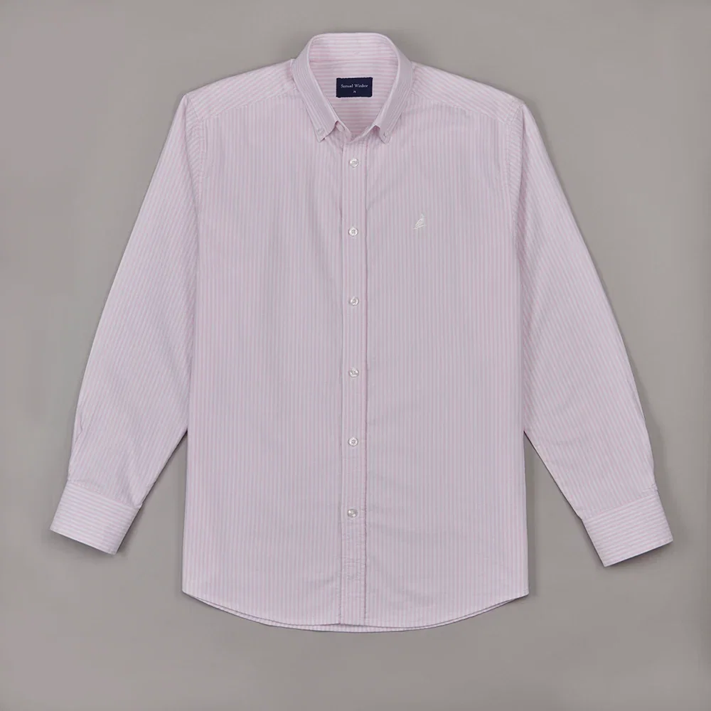 Image of Oxford Shirt - Pink Stripe