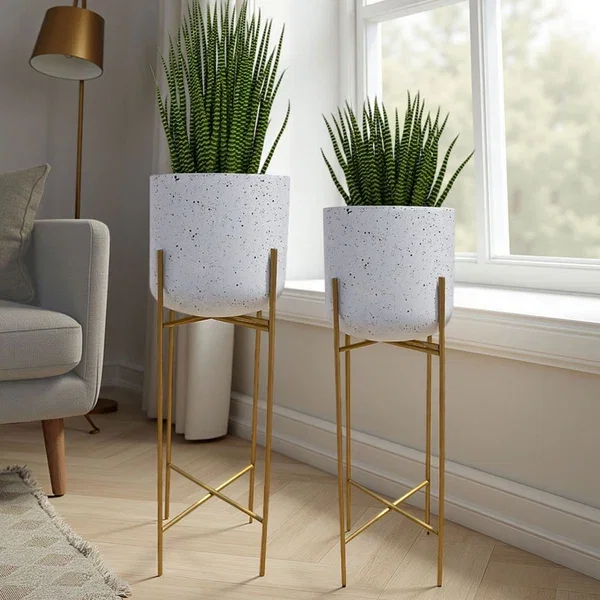 Rectangular Metal Flower Planter Box
