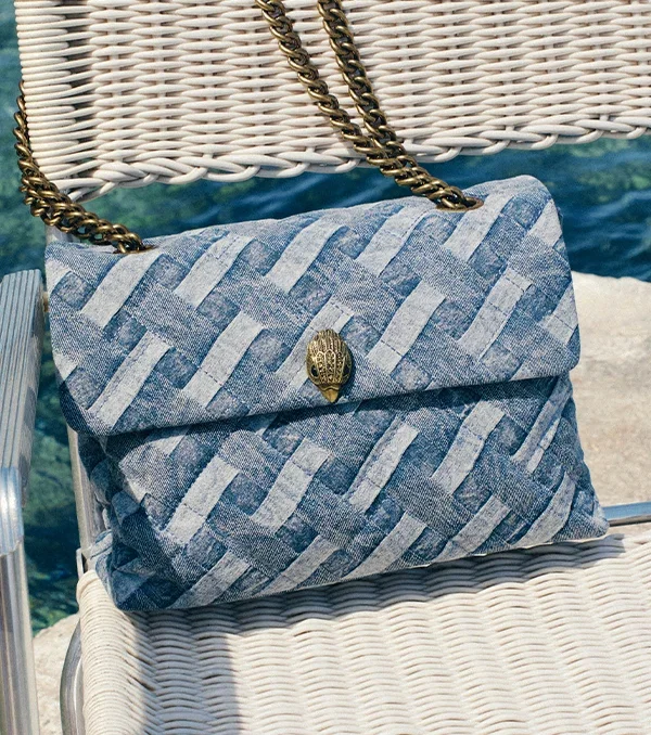 Large Denim Kensington Bag