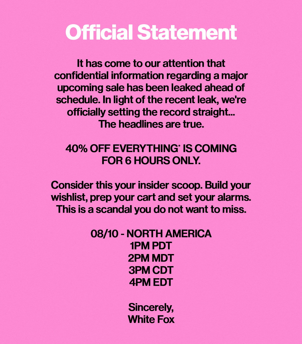 OFFICIAL STATEMENT