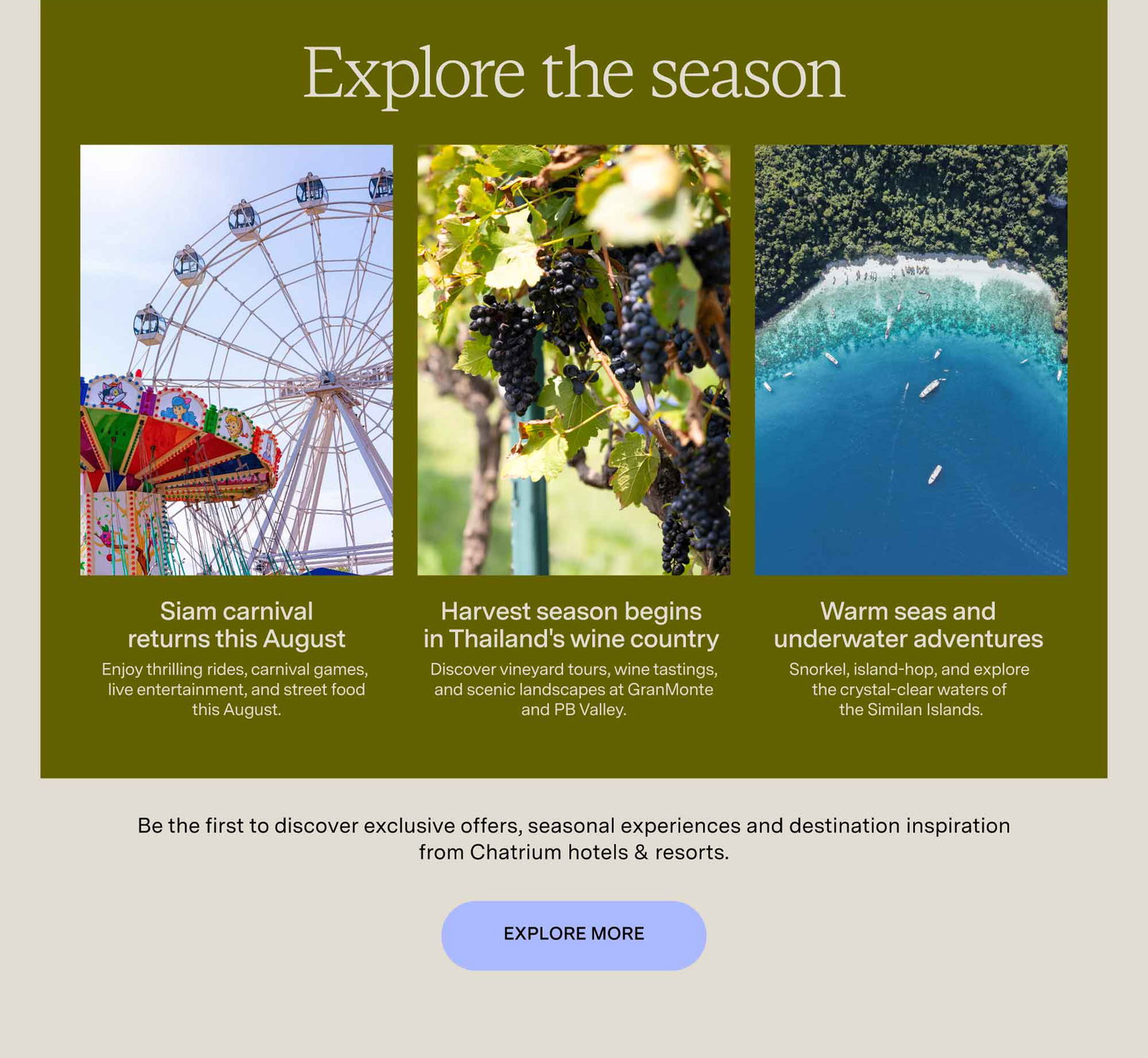 Explore the Season