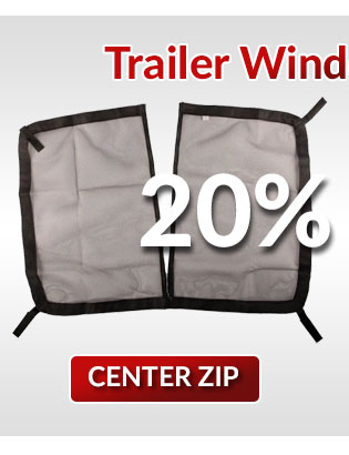 Trailer window screen sale