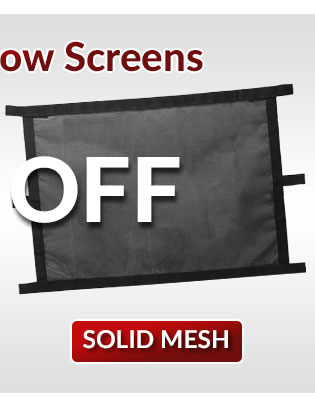 Trailer window screen sale