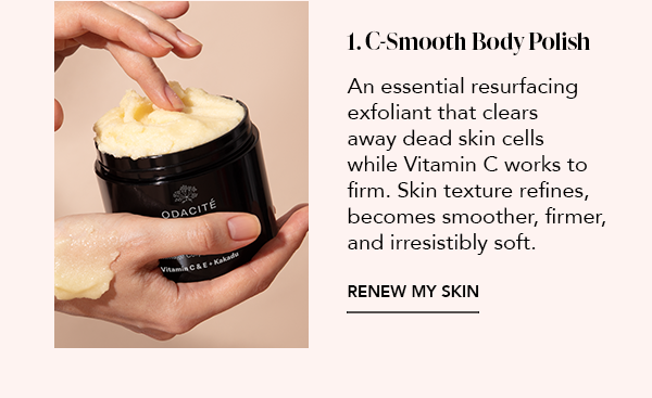  C-Smooth Body Polish — resurfacing Vitamin C exfoliant that firms and smooths skin — Renew My Skin