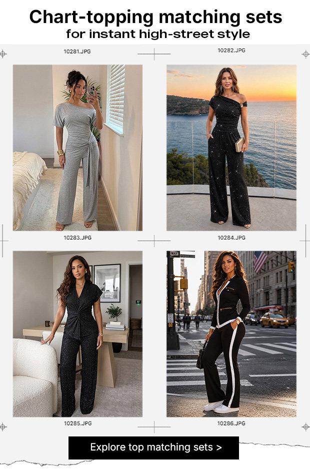 Chart-topping matching sets for instant high-street style