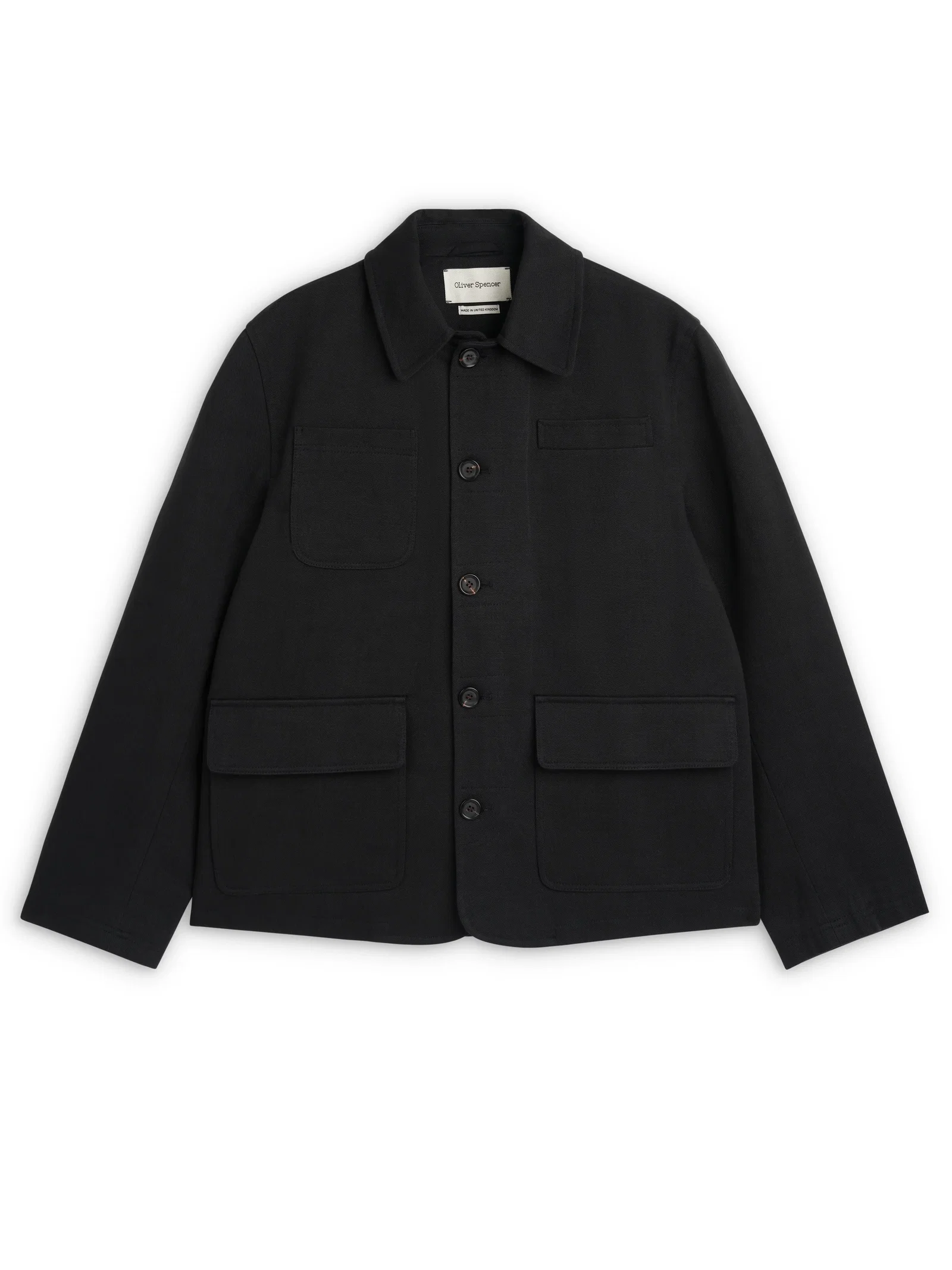 Image of Addington Jacket Roderick Twill Black
