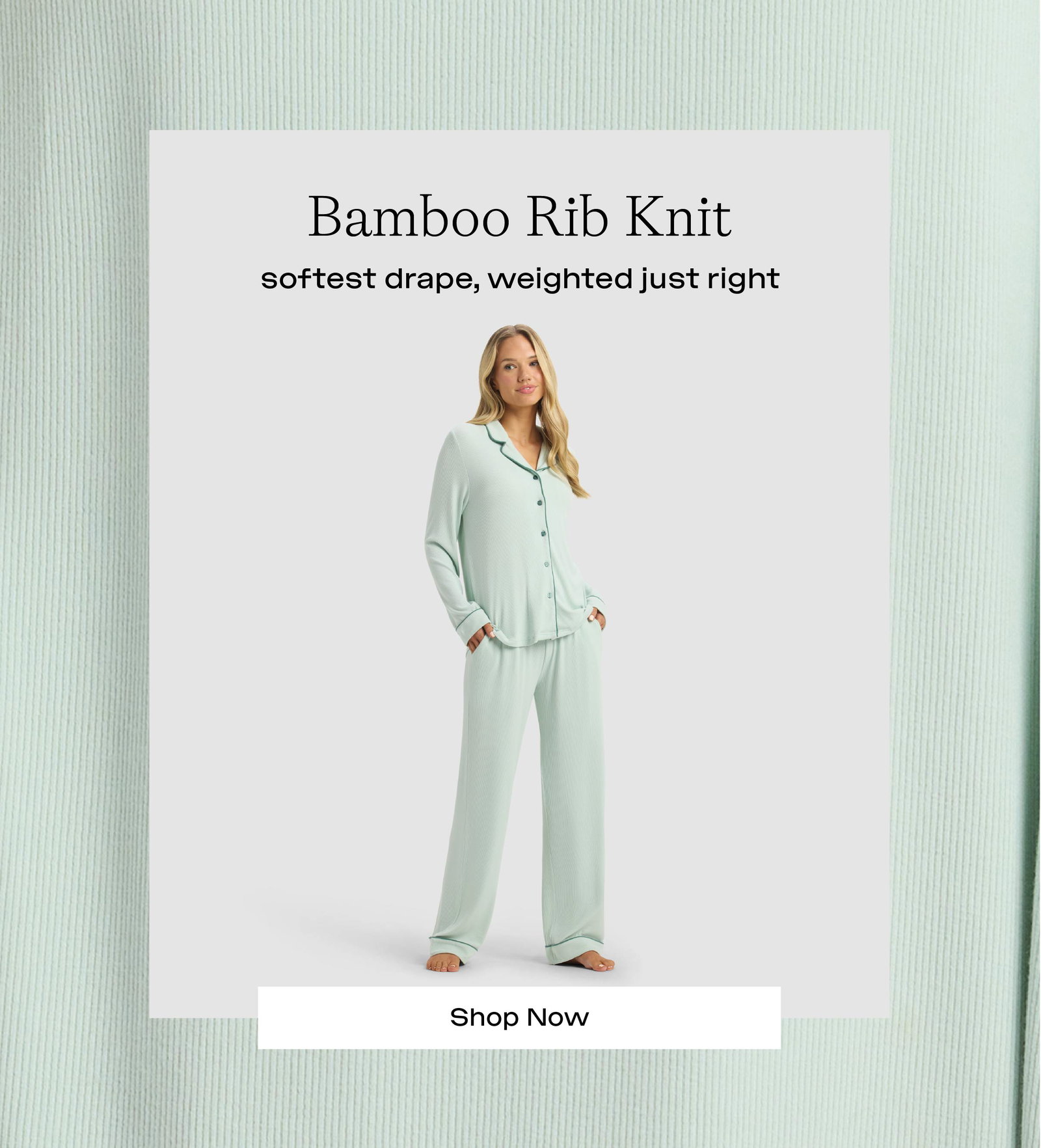 BAMBOO RIB-KNIT