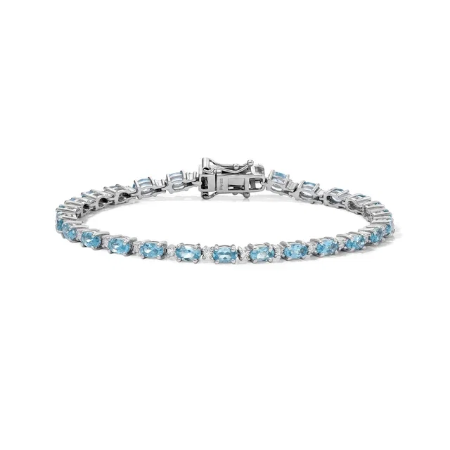 Apatit & Moissanit Armband