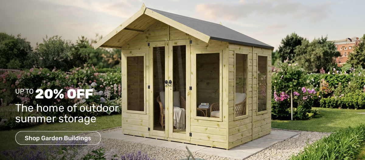 up to 20% off. The home of outdoor summer storage. Shop garden buildings