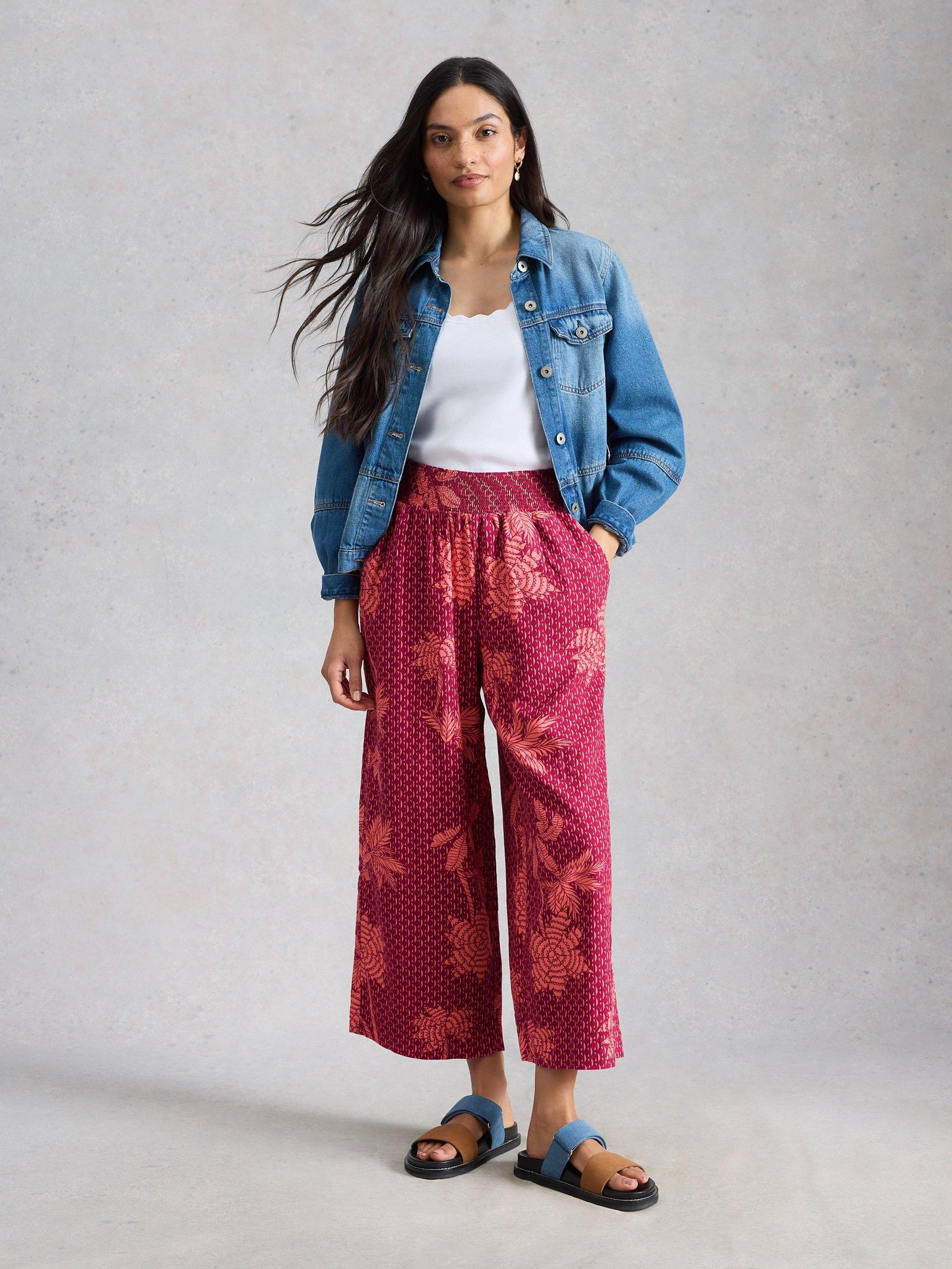 Shop Shelly Linen Blend Culotte