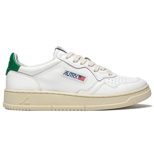 Autry Medalist Low Sneaker - White/Green