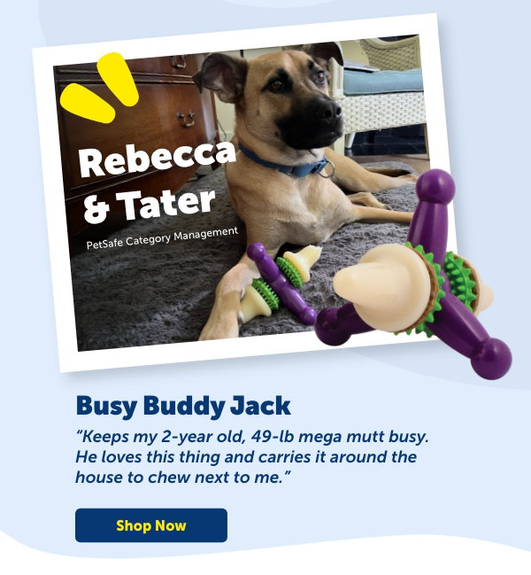 Shop Rebecca & Tater's Pick: Busy Buddy Jack