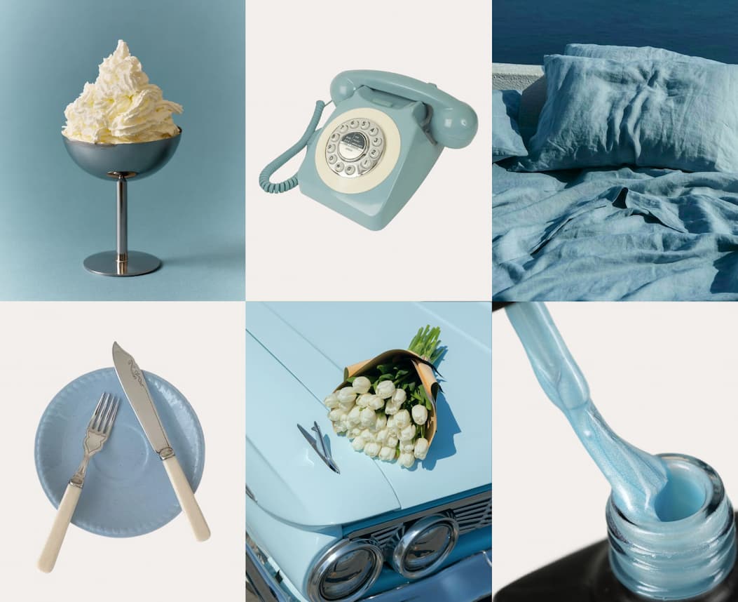 colour of the month - blue