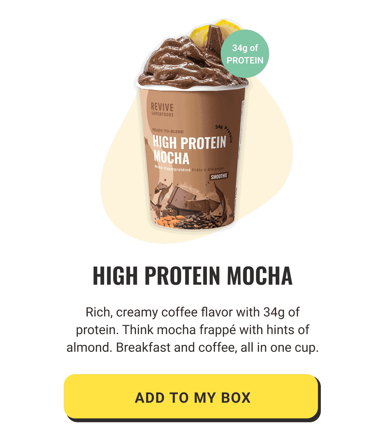 High Protein Mocha