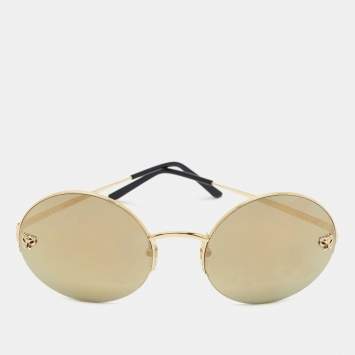 Gold Mirrored CT0022S Panthere