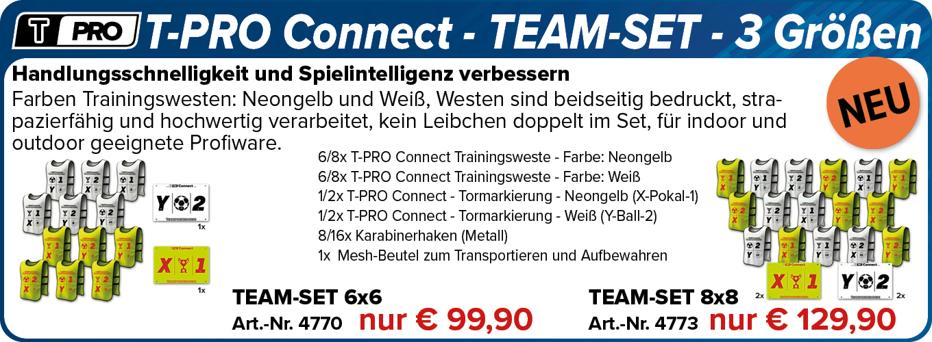 NEU! T-PRO Connect - TEAM-SET - 3 Größen