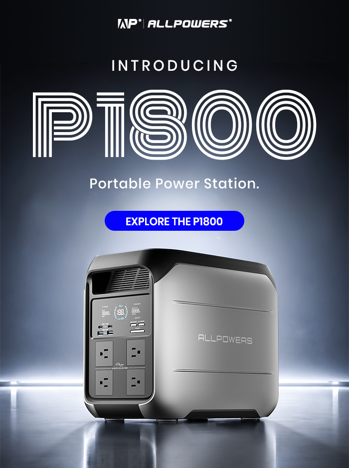 P1800 Portable Power Station 1024Wh | 1800W