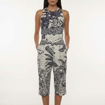 Christian  Blue/ White Printed