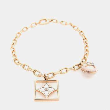 18k Rose Gold Diamond Mother o