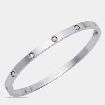 Love 10 Diamonds 18k White Gol