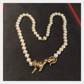 Panthere Pearl 18k Yellow Gold