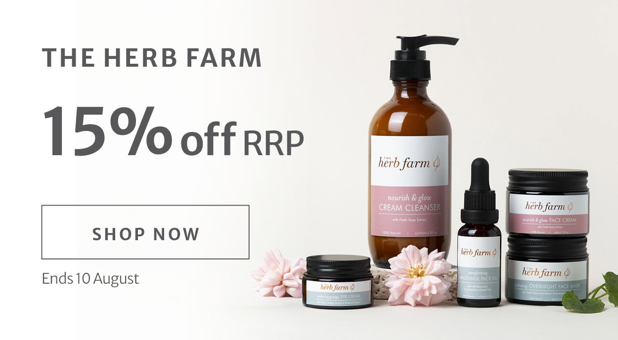 15% off RRP on The Herb Farm