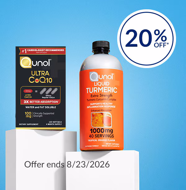 Qunol | 20% OFF | Offer ends 8/23/2026