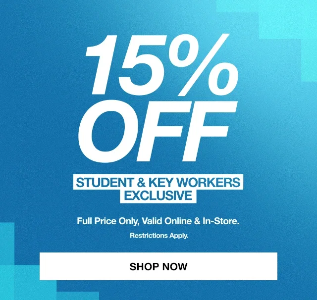 15% off students and 