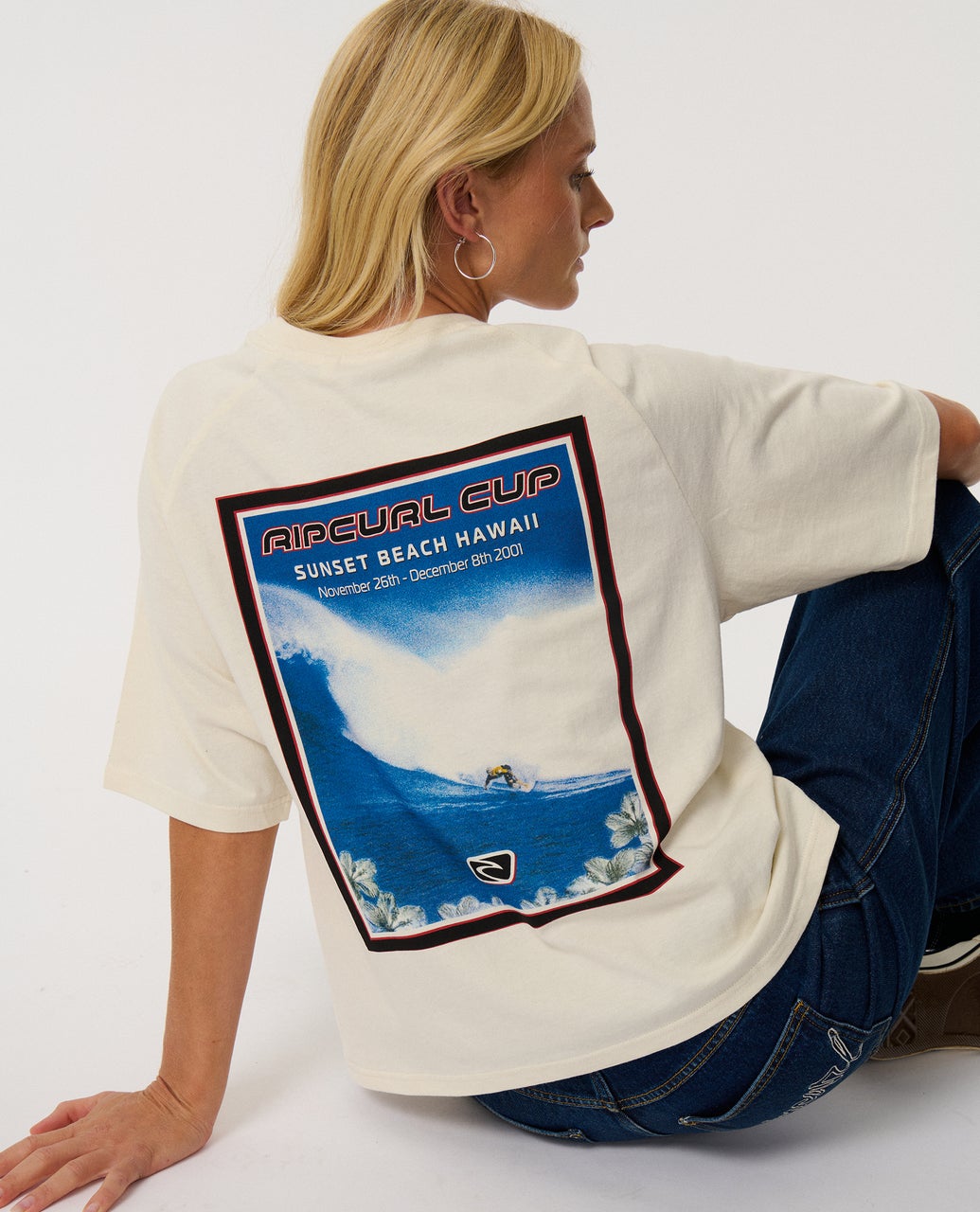 Sunset Beach Raglan Boxy Tee