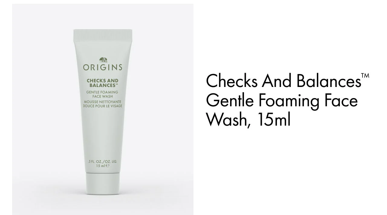 Checks and Balances™ Gentle Foaming Face Wash, 15ml
