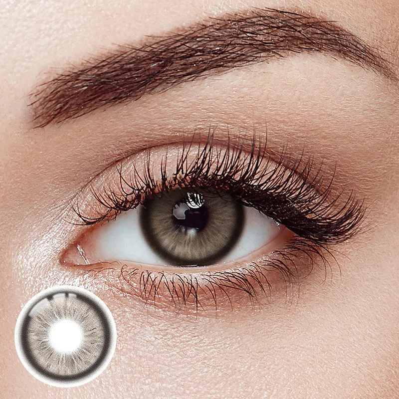 Jellyfish Brown Prescription Yearly Contact Lenses