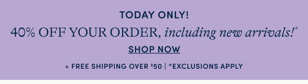 40% off your order